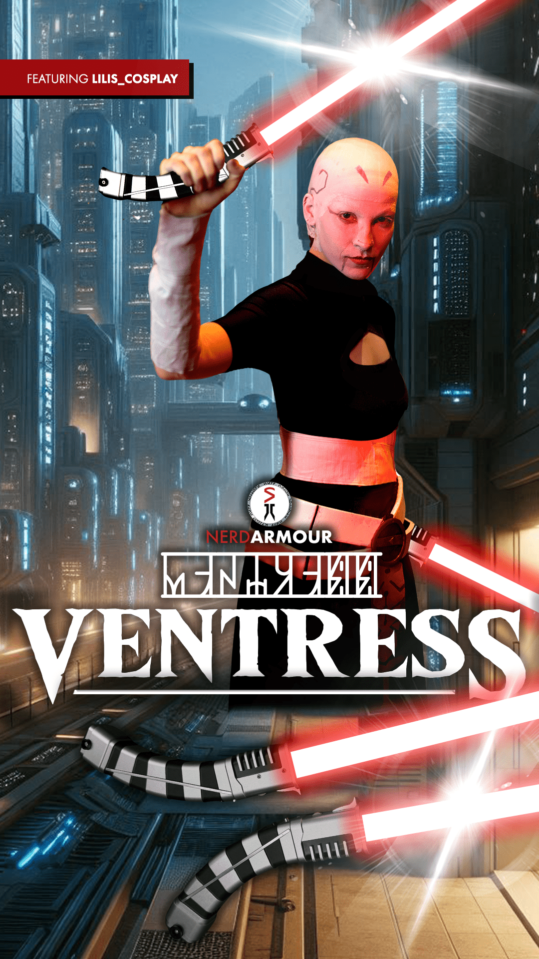 Ventress Sabers - NerdArmour - Sabers